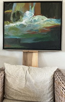 Nuray Atas - Cascade, Peinture de paysage