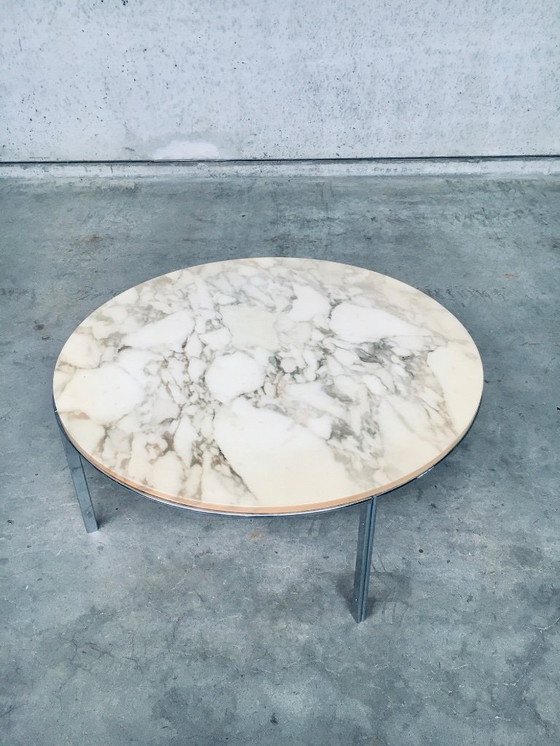 Image 1 of Couchtisch aus Marmor im italienischen Midcentury-Modern-Stil, Italien, 1960er Jahre