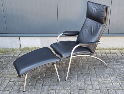 Fauteuil De Sede DS-270 avec repose-pieds