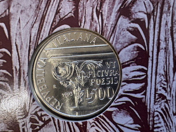 Image 1 of Moneda de plata bimilenar de Horacio de 1993