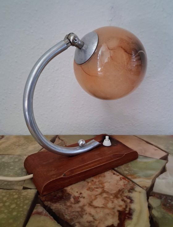 Image 1 of Vintage Art Deco Bauhaus Table Lamp 1930s-1940s