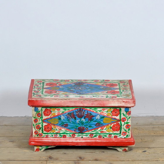 Piccola Cassapanca Folk Art, Circa 1950 – Armadi contenitori, Wood (photo 2 of 10)