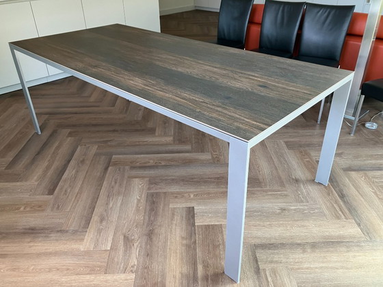Image 1 of Bert Plantagie ceramic dining table 220x100, 77 cm high