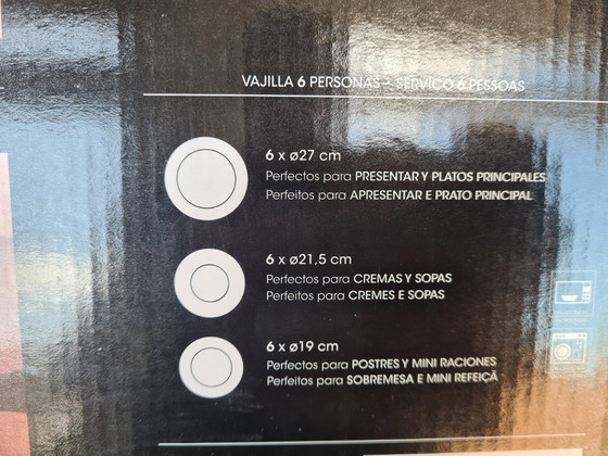 Image 1 of Tafelgeschirr neu Quid blau-grau