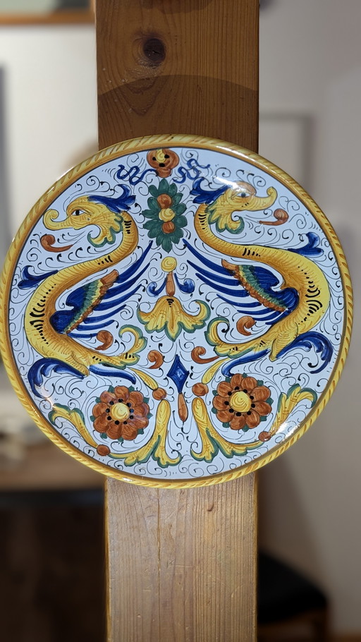 Deruta majolica assictte, “Rinascimento” decor
Italy, Deruta