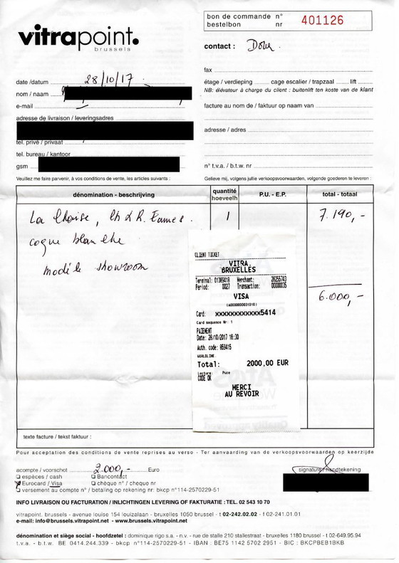 Image 1 of La Chaise by Vitra