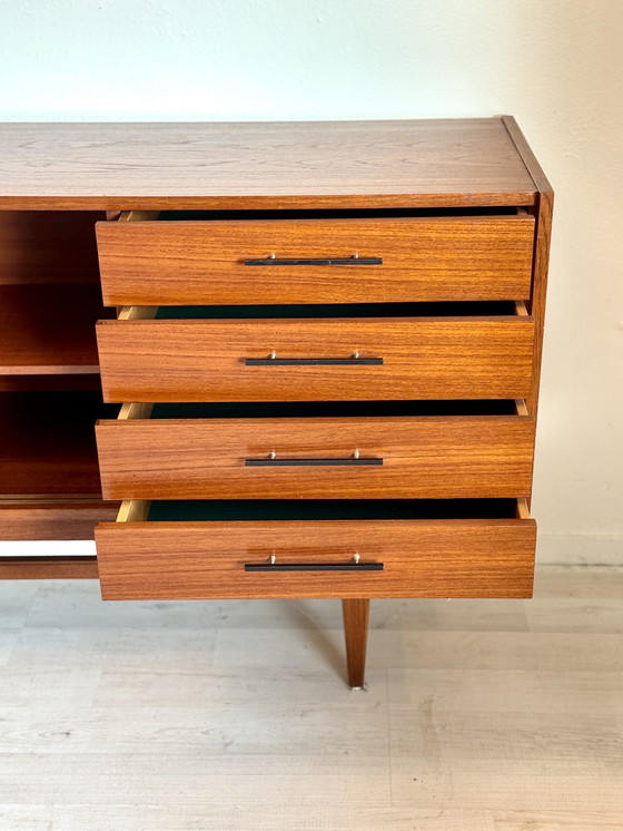 Image 1 of Vintage xl dressoir sideboard teak jaren 60