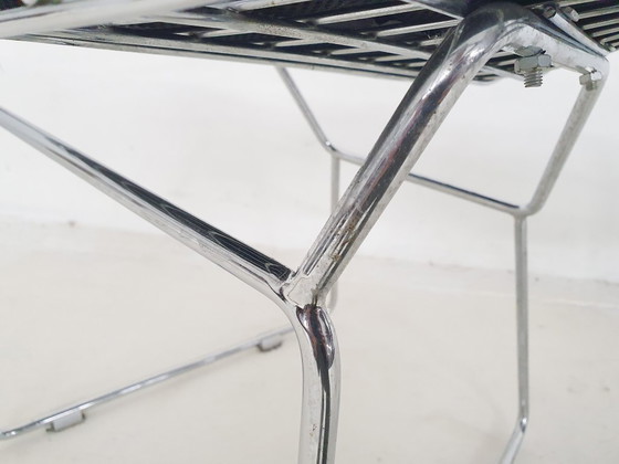 Image 1 of Set aus vier Drahtstühlen im Bertoia-Stil, 1970er Jahre