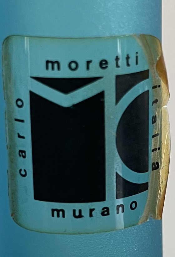 Image 1 of Carlo Moretti - Vase Satinato bleu