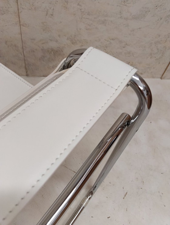 KNOLL Studio Poltrona WASSILY B3 NUOVA, in Cuoio Bianco – Poltrone, Leather (photo 49 of 83)