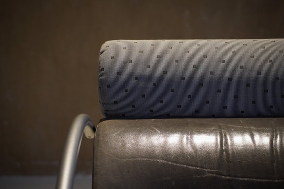 Image 1 of Vintage COR Zyklus Loungestoel en Ottoman van Peter Maly, Duitsland jaren 1980