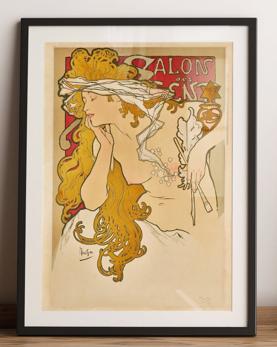 Image 1 of Alphonse Mucha - Salon des Cent | Affiche poster in stile Art Nouveau Jugendstil