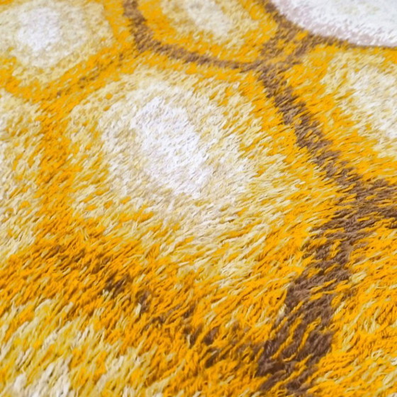 Image 1 of Vintage Desso 1970s Honeycomb Rug, 200x300cm, Space Age Pop 1970s