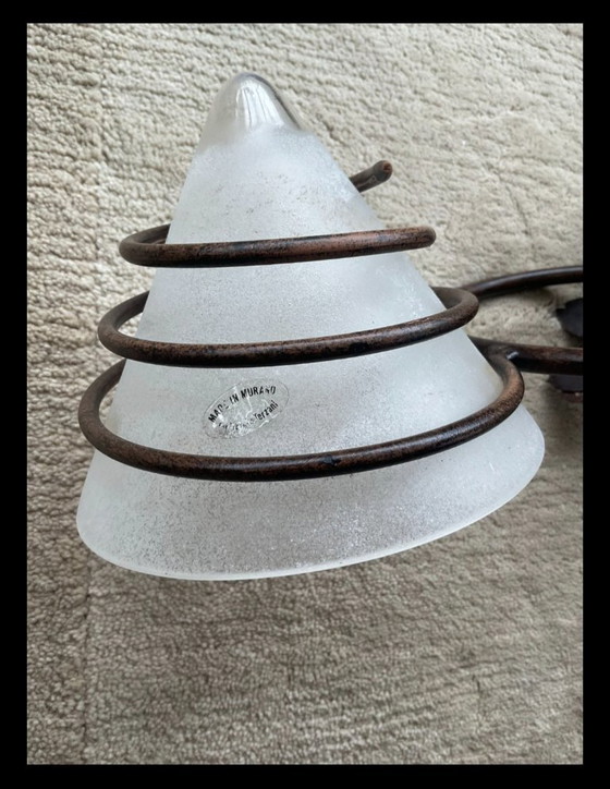 Image 1 of Esclusiva lampada da parete Terzani "La Luce Pensata" – Vetro di Murano