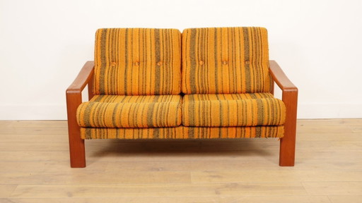 Vintage 2-Sitzer-Sofa | Teakholz | Retro