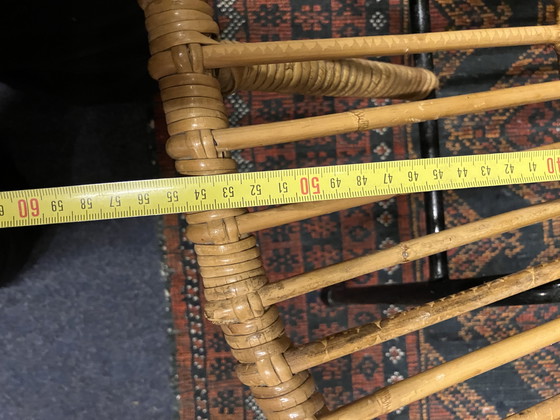 Image 1 of Vintage rotan fauteuil - Rohe Noordwolde 