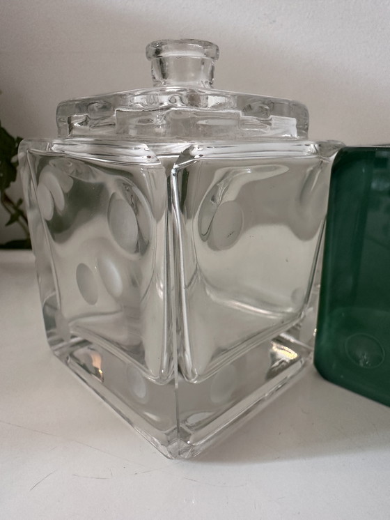 Image 1 of Vintage perfume bottle dice motif