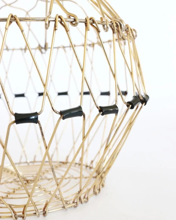 Image 1 of Set vintage di cestini in ottone francese