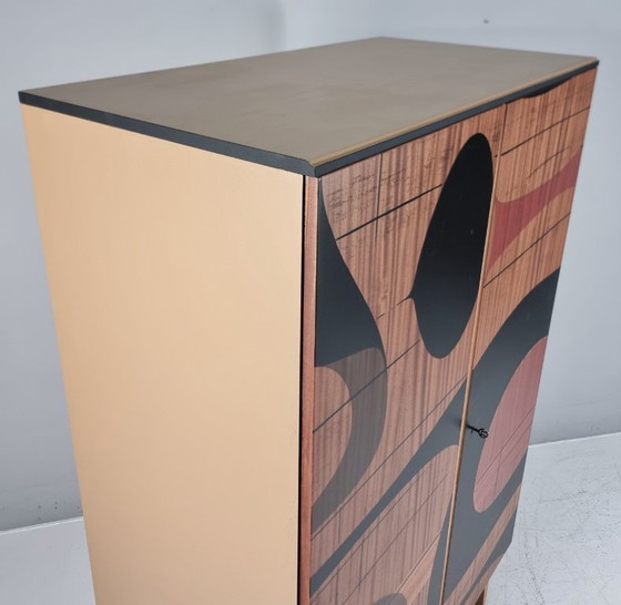 Image 1 of Vintage kledingkast in essenhout, jaren 70
