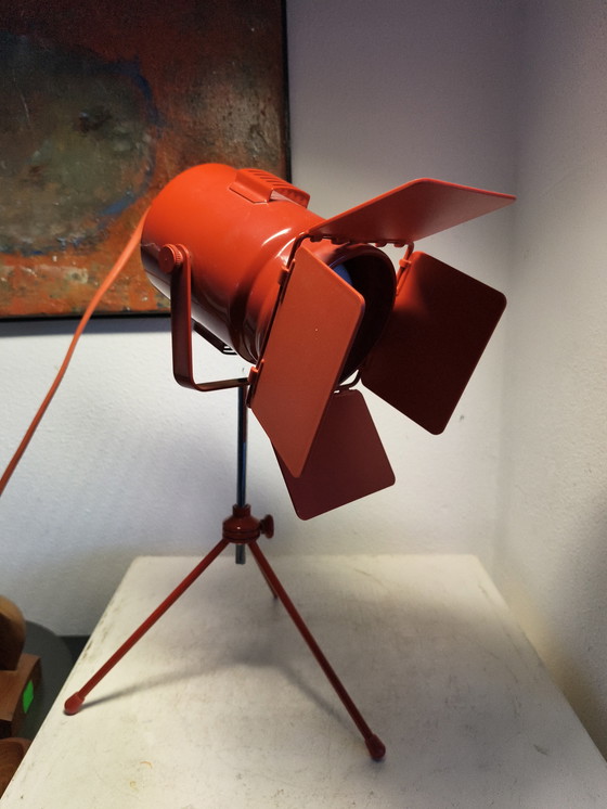 Image 1 of Vintage design eighties spotlamp tripod  verstelbare tafellamp
