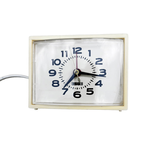 Image 1 of Modernist electric alarm clock ESGE, Germany, 1970s.