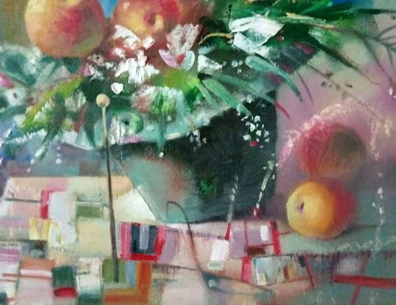 Original Oil Painting Abstract Expressionism Symbolism Metamorphoses – Paintings & Drawings, Canvas (photo 6 of 10)