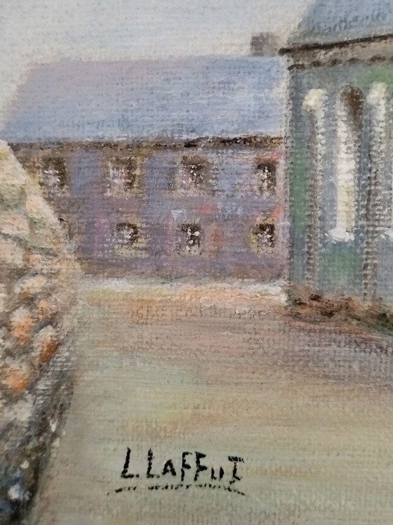 Painting, classic, rural landscape, church – Art, Wood, Canvas (photo 9 of 13)