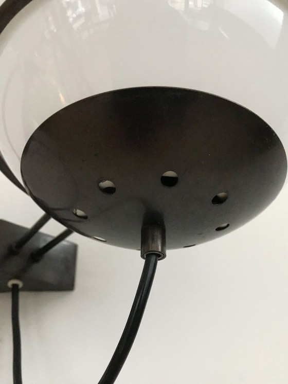 Wall light in metal and glass by Candle, Italy, 1960s, White (photo 12 of 15)