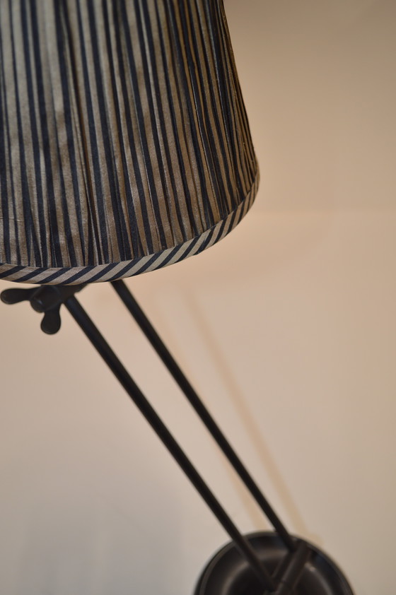 Image 1 of Lamp Model Skania, Dark Brons, Shade Stripes