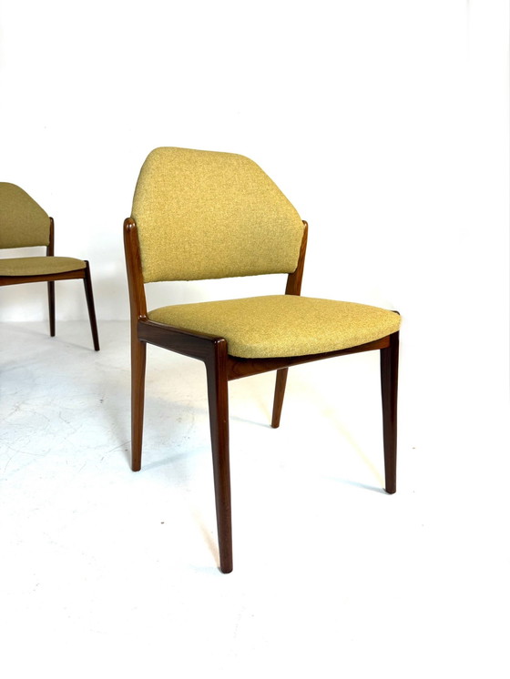 Image 1 of 6x restored dining room chairs, Wilkhahn '60