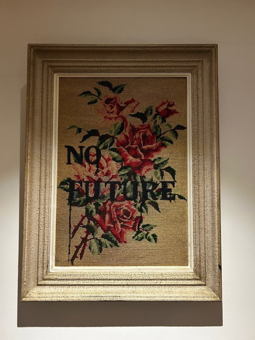 "No Future" tapestry