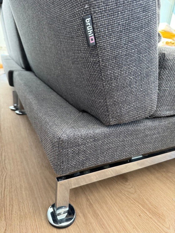 Image 1 of Divano angolare Brühl modello Moule / tessuto grigio
