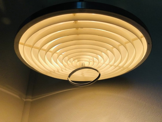 Image 1 of Vintage Space-Age Rise and Fall Pendant Lamp, 1970s