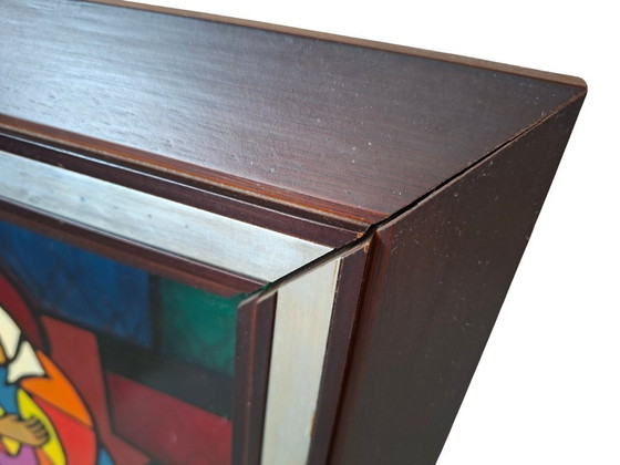 Image 1 of Original work "Madonna" – S.F. Di Biase, 1974 – Enamel on glass