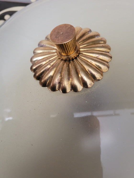 Image 1 of Vintage hanglamp toegeschreven aan Pietro Chiesa voor Fontana Arte - Italië