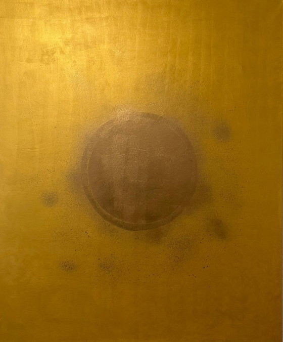 Image 1 of Gold Aura XL — Original Acrylic Painting by Sefer Güngör (Raymann.art)
