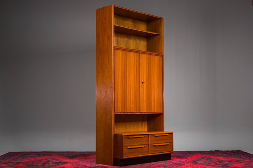  Large Vintage Cabinet in Teak by Heinrich Riestenpatt, 1960