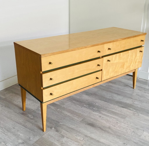 Sideboard | Side Table from the 1960s – dressoirs, Wood, Brass