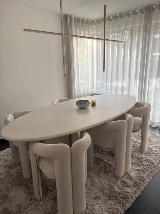 6x Cassina Dudet Eetkamerstoel