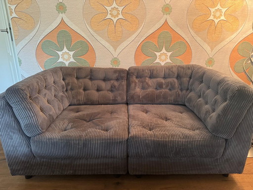 Canapé vintage Leolux Crack 2 places