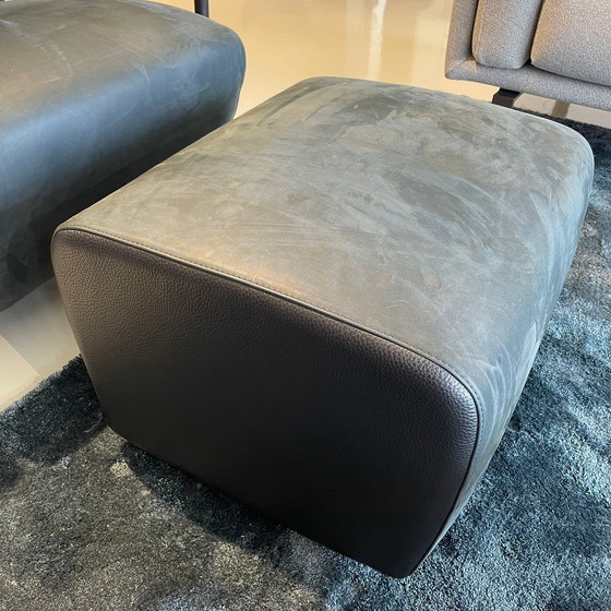 Image 1 of Leolux Scylla Sessel mit Hocker (2er-Set)