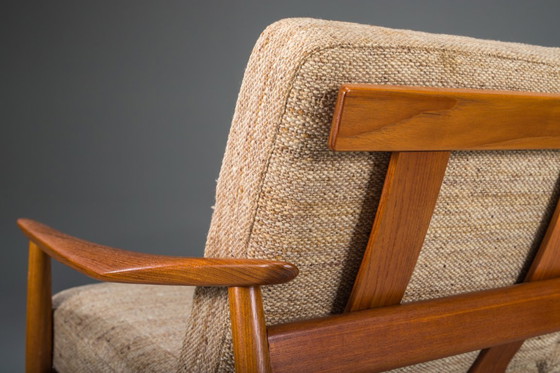 Image 1 of Deense moderne zitset in teakhout van Arne Vodder voor France & Søn, jaren 60, set van 3