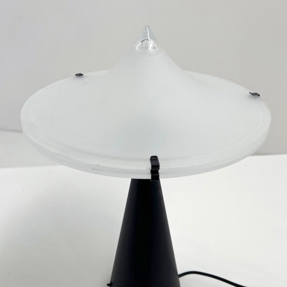 Image 1 of Schwarze Alien-Tischleuchte von Cesaro L. für Tre Ci Luce, 1980er Jahre
