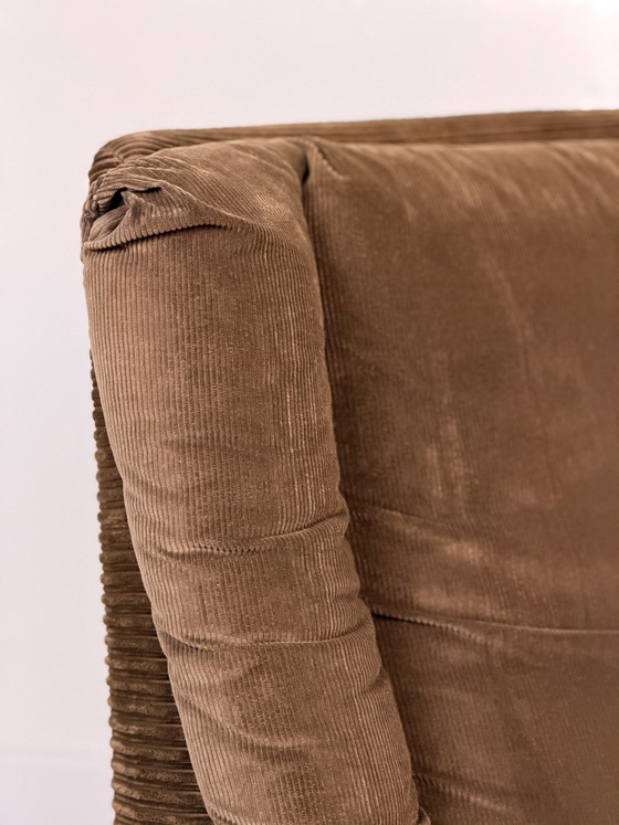 Image 1 of Sillón Steiner de terciopelo marrón