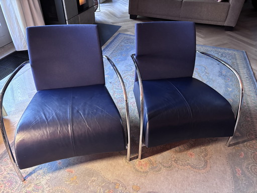 Zwei blaue Montis Lomas-Stöcke zum Kauf