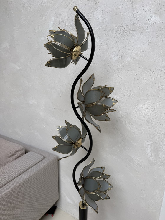 Hollywood Regency Lotus Vloerlamp – Vloerlampen, Other (photo 2 of 7)