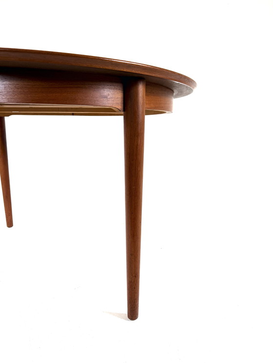 Image 1 of Vintage extendable Danish teak dining table, 1960s