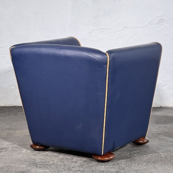 Zelda Kunstleder Club Sessel von Peter Maly für Cor, 1980er Jahre – Skai, Wood (photo 7 of 15)