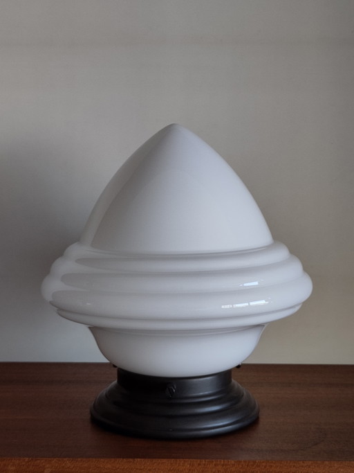 Art Deco Giso Lamp Eikel – Gispen, plafondlampen, Metal, Glass