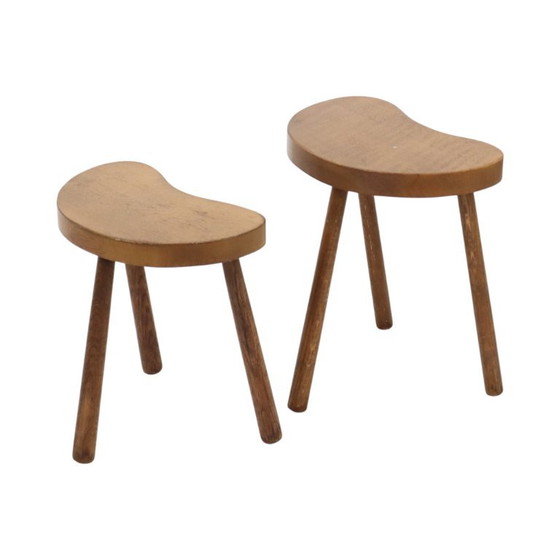 Sgabelli Vintage in Legno Tavolini a Nido a Forma di Rene Legno Massello – Wood (photo 13 of 16)